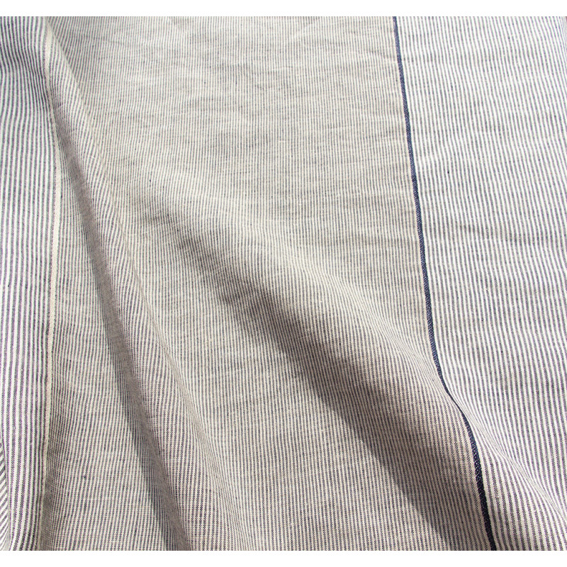 kupón Žitná s indigem (1 raport), 150x222cm, len