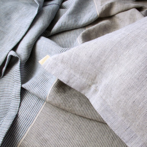 Žitná indigo se stř.modrou, š. 160, len