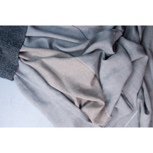 Žitná indigo se stř.modrou, š. 160, len