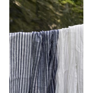Lněnítko Zebra s 5i indigem, š.152 cm