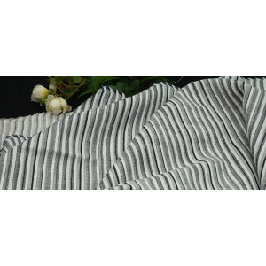Lněnítko Zebra s indigem a bílou
