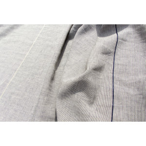 kupón Žitná s indigem (1 raport), 150x222cm, len